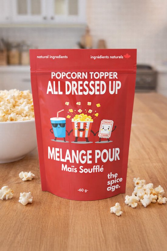 All Dressed Up Popcorn Topper